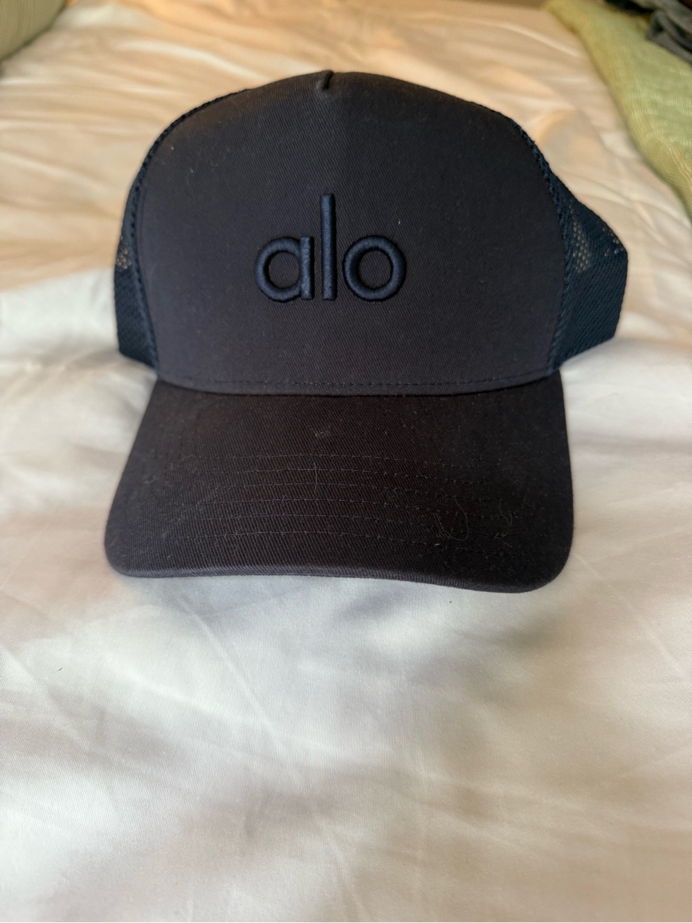 Alo Navy Mesh Trucker Hat